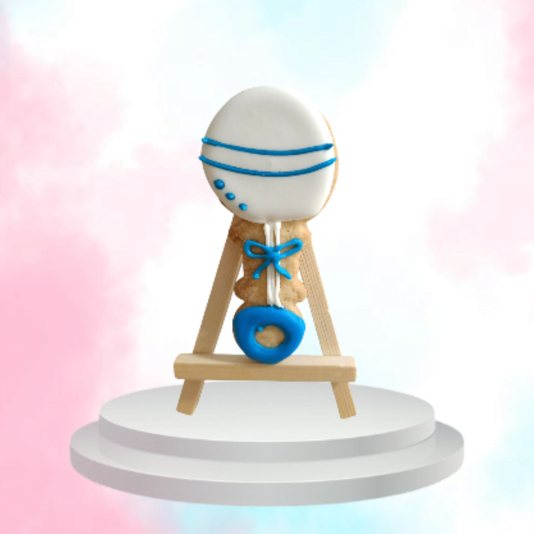 Biscuit hochet - baby shower