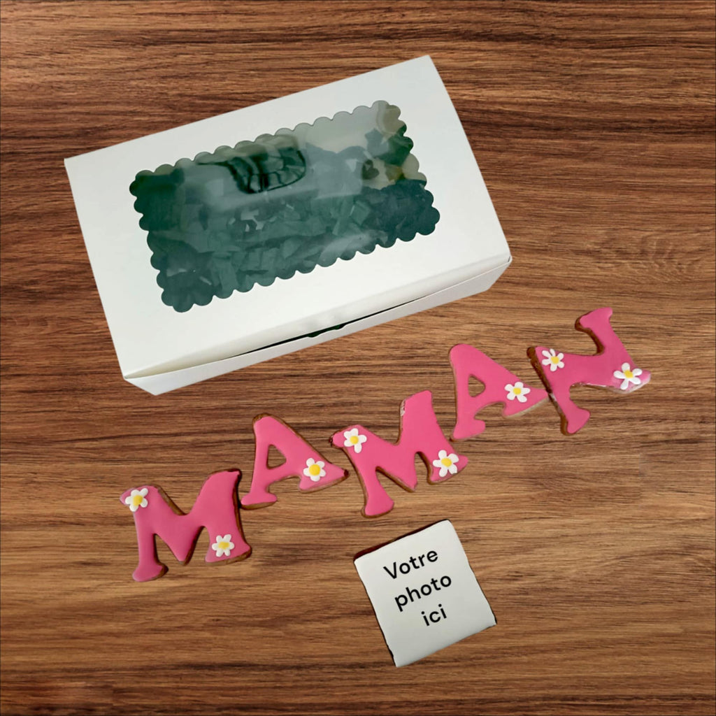 Box fête des mères avec biscuits photo