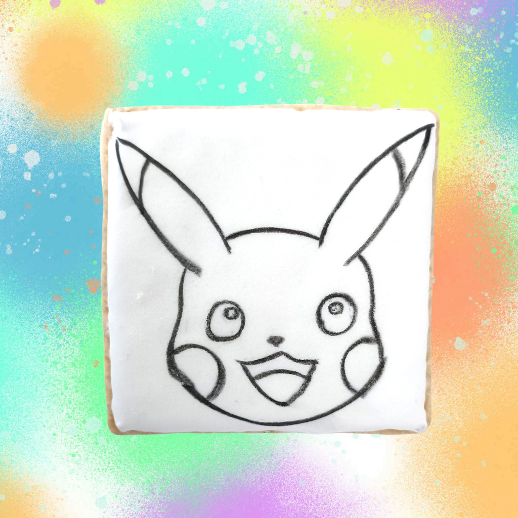 🍪 Biscuit à peindre – Pikachu – Activité créative et gourmande