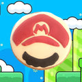 Biscuit rond visage de mario
