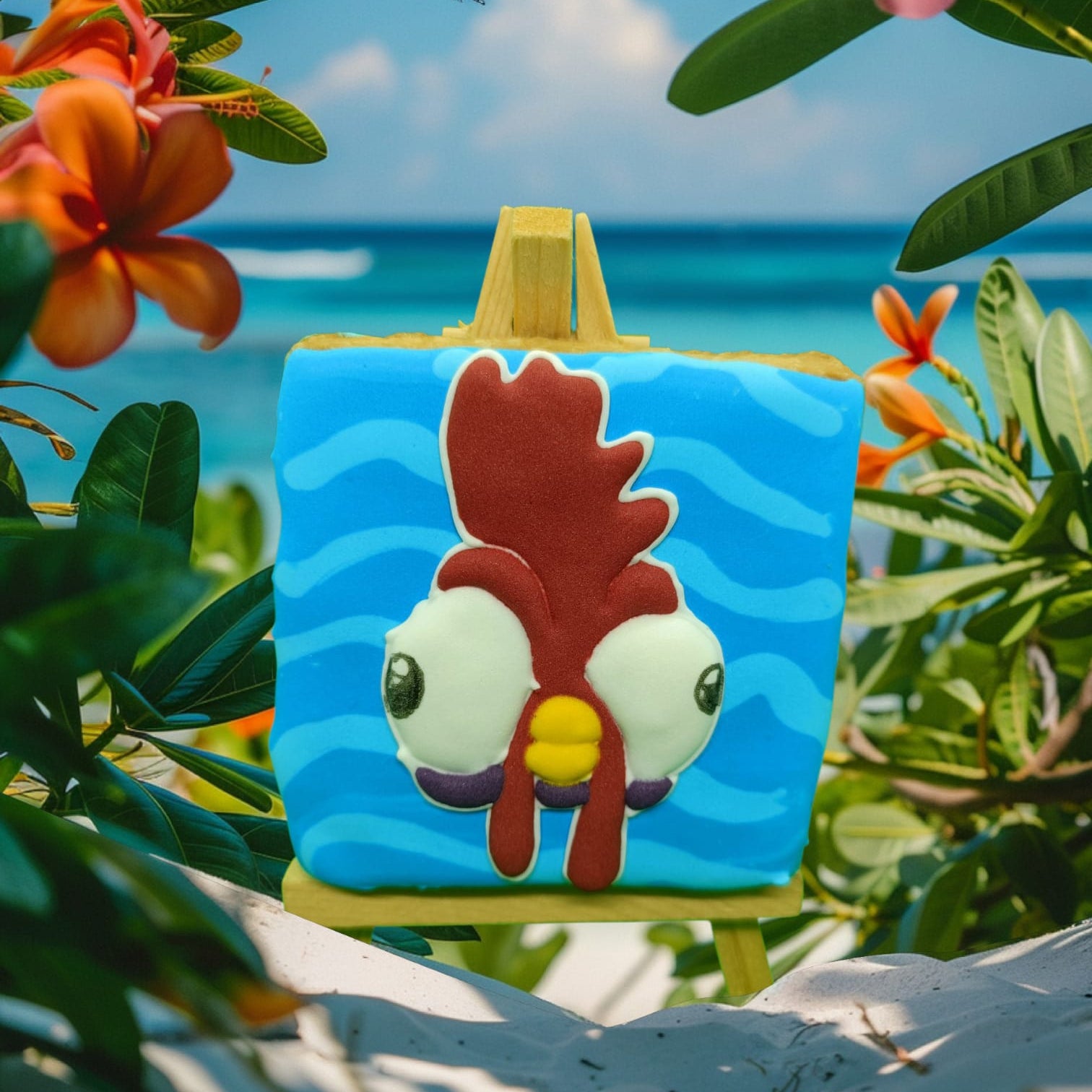 Biscuit visage hei hei