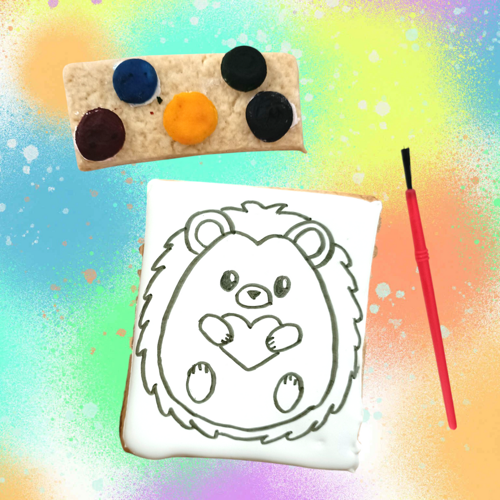 Biscuit à peindre hérisson