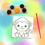 Biscuit à peindre singe